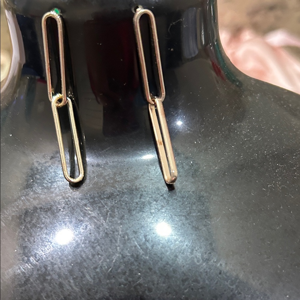 Zales Gold Geometric Earrings